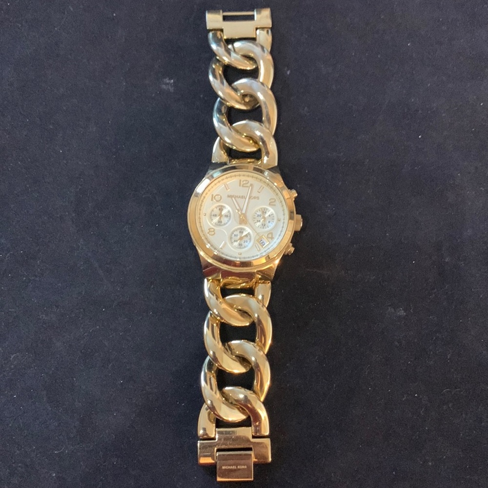 MICHAEL Michael Kors Gold Chain Link Watch